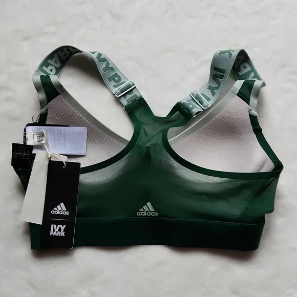 Adidas Activewear,  Gym, Workout, Ivy Park XS,Mesh, Support Bra w/ Front Zipper - Picture 4 of 8
